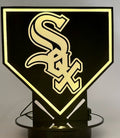 Chicago White Sox Home Plate Sign – 3D Printed Baseball Decor