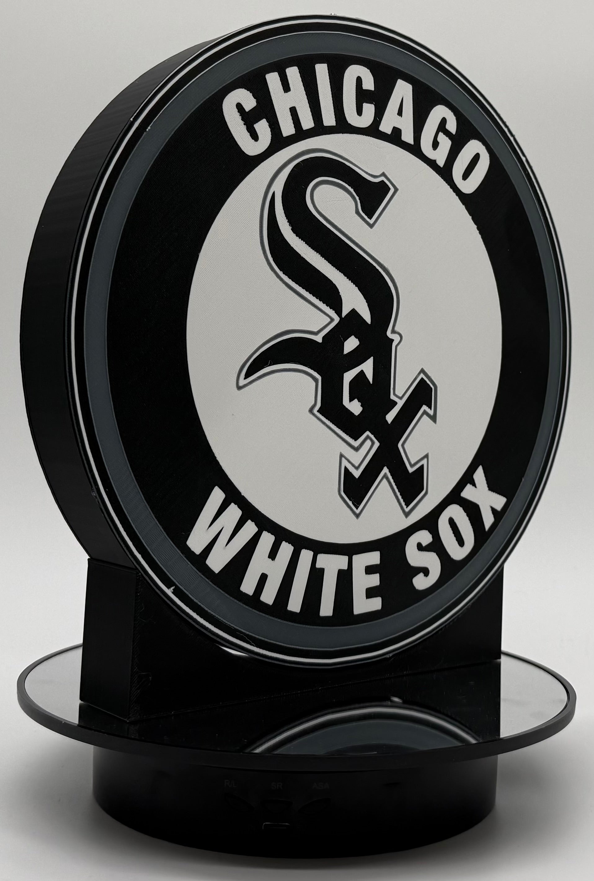 ⚾️ Chicago White Sox LED Lightbox Sign – 3D Printed Glowing Wall Art & Desk Display