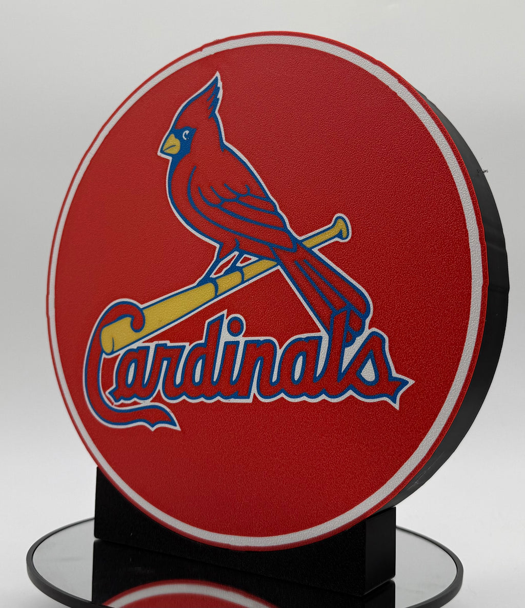 ⚾ St. Louis Cardinals LED Light Box Sign – Illuminated Fan Cave Wall Art & Desk Lamp