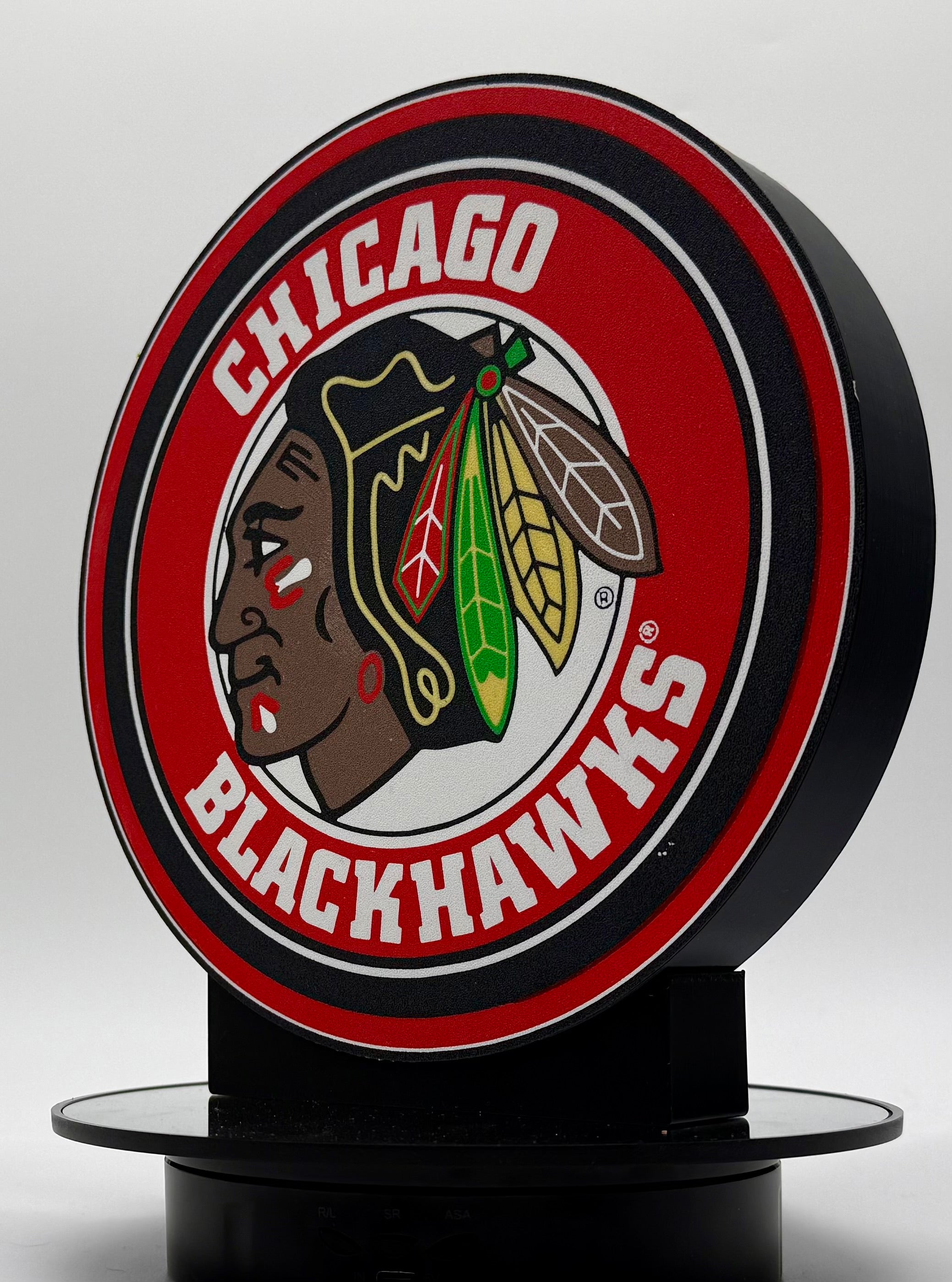 🚨 LIGHT UP THE MAN CAVE: Custom Chicago Blackhawks LED Sign
