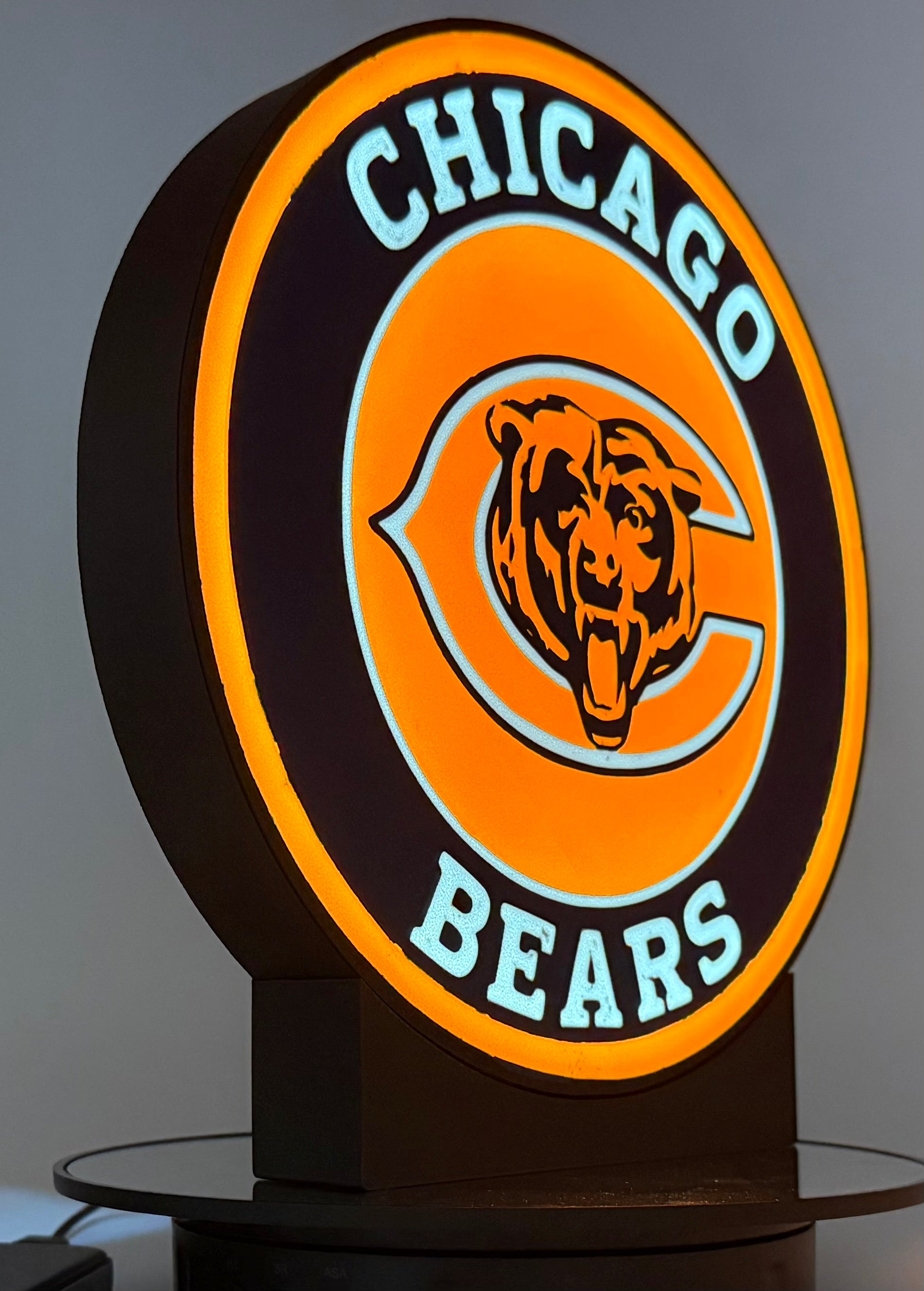 🐻 LIGHT UP THE MONSTERS OF THE MIDWAY: Custom Chicago Bears LED Sign