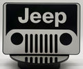 Lighted Jeep Off-Road Vehicle Sign | LED Grill Light & Wall Decor | Garage Accent, Man Cave Sign