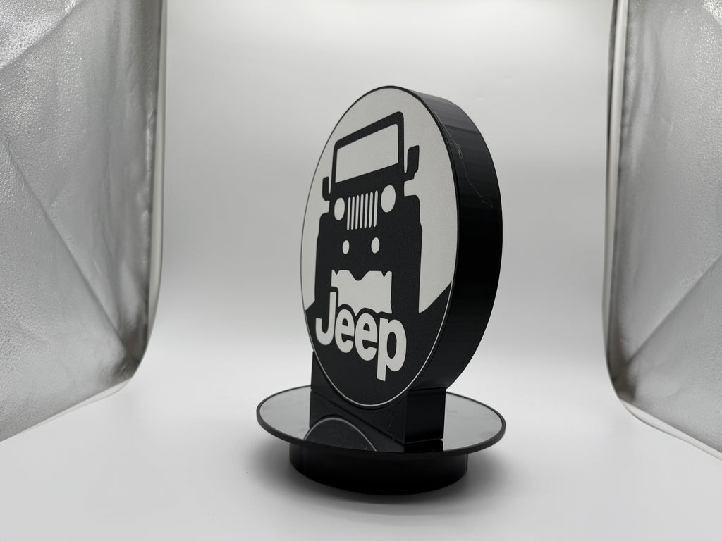 🚙 Light Up Your Passion: Custom Jeep LED Light Sign