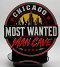 🏙️ Claim Your Territory: Chicago "Most Wanted" Man Cave LED Sign