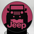 🚙 Stand Out On & Off the Road: Pink & Red Jeep LED Light Sign