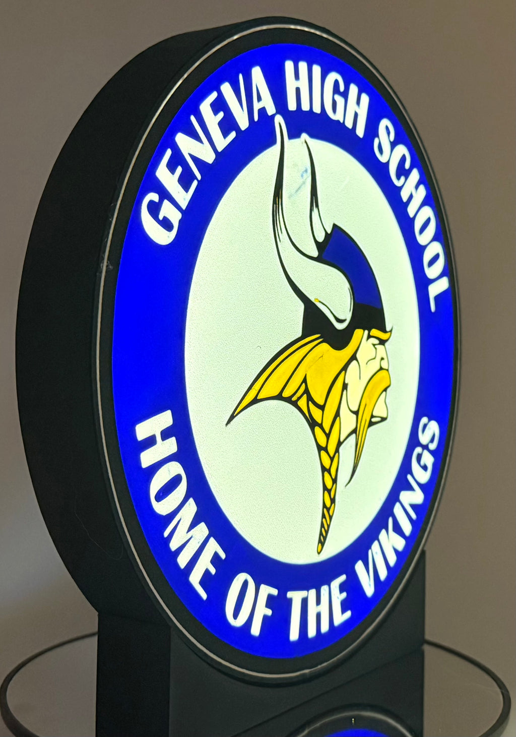 Geneva High School Vikings Light Up Sign