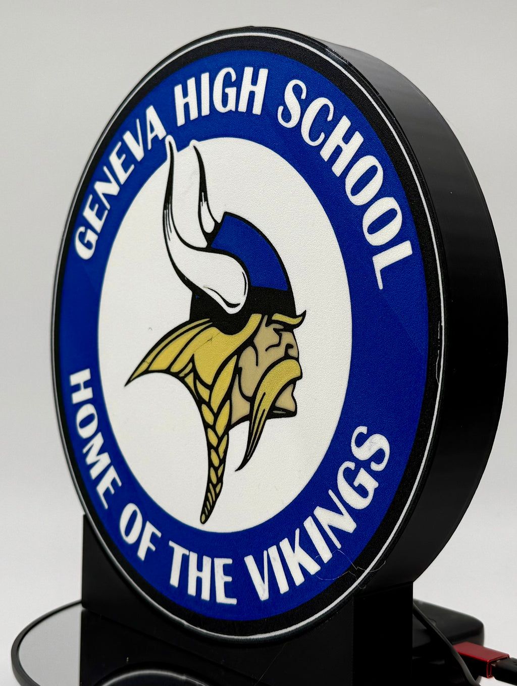 Geneva High School Vikings Light Up Sign
