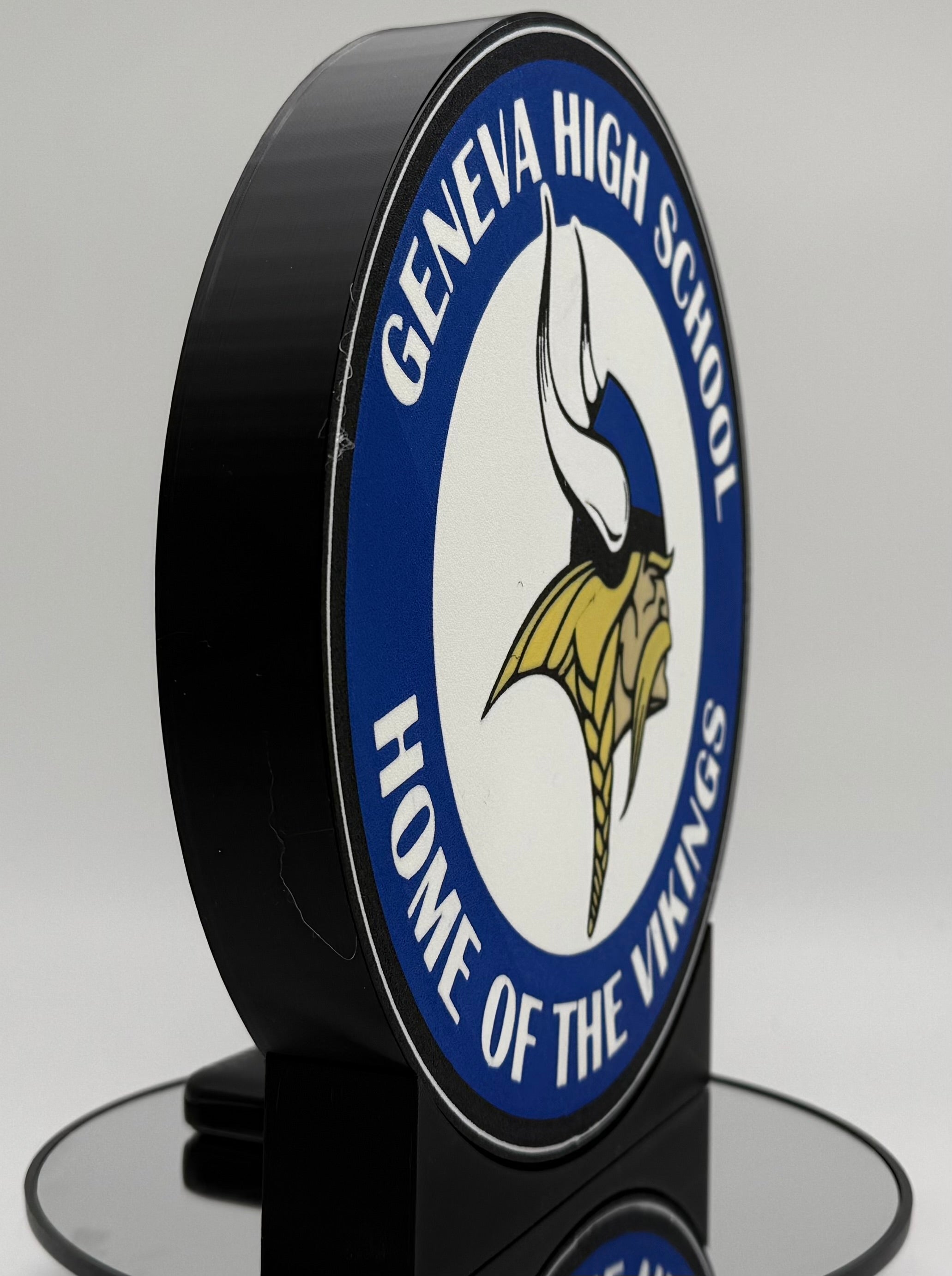 Geneva High School Vikings Light Up Sign