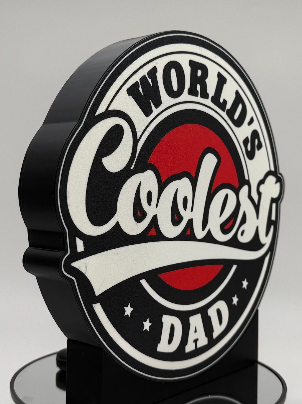 World's Coolest Dad LED Light Up Sign