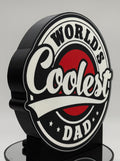 World's Coolest Dad LED Light Up Sign
