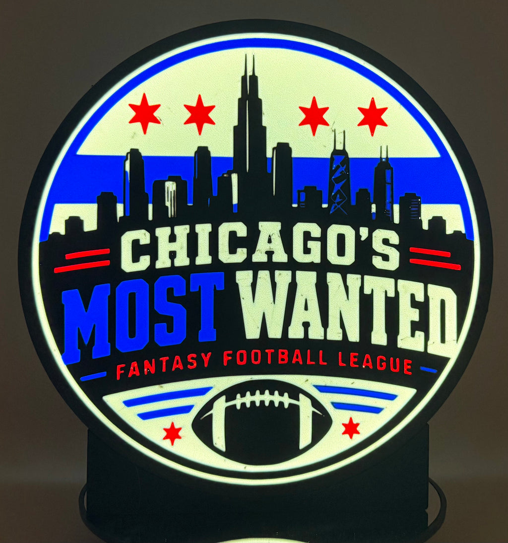 Chicago Fantasy Football League Trophy