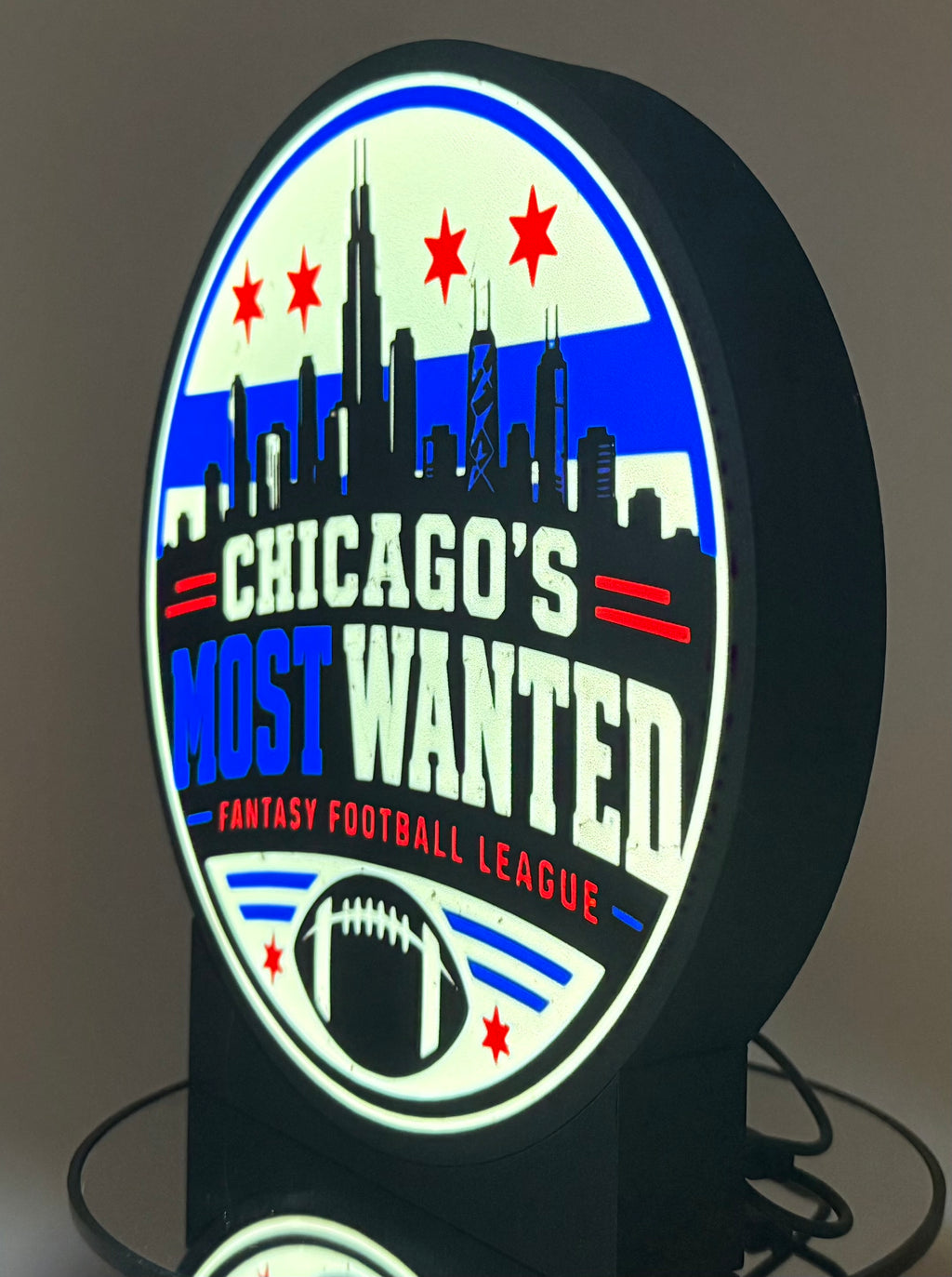 Chicago Fantasy Football League Trophy