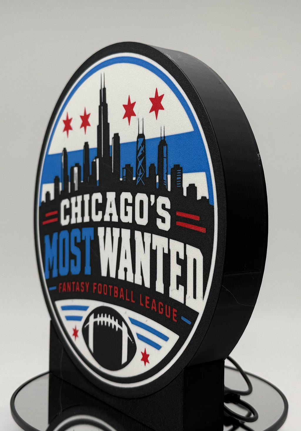 Chicago Fantasy Football League Trophy