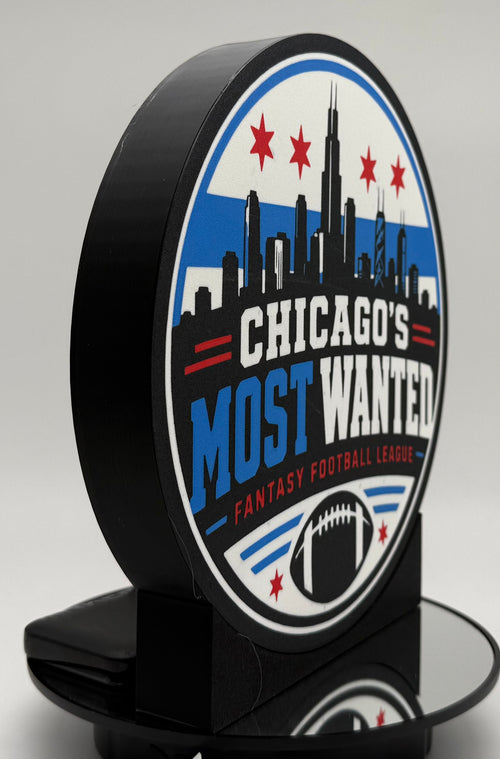 Chicago Fantasy Football League Trophy