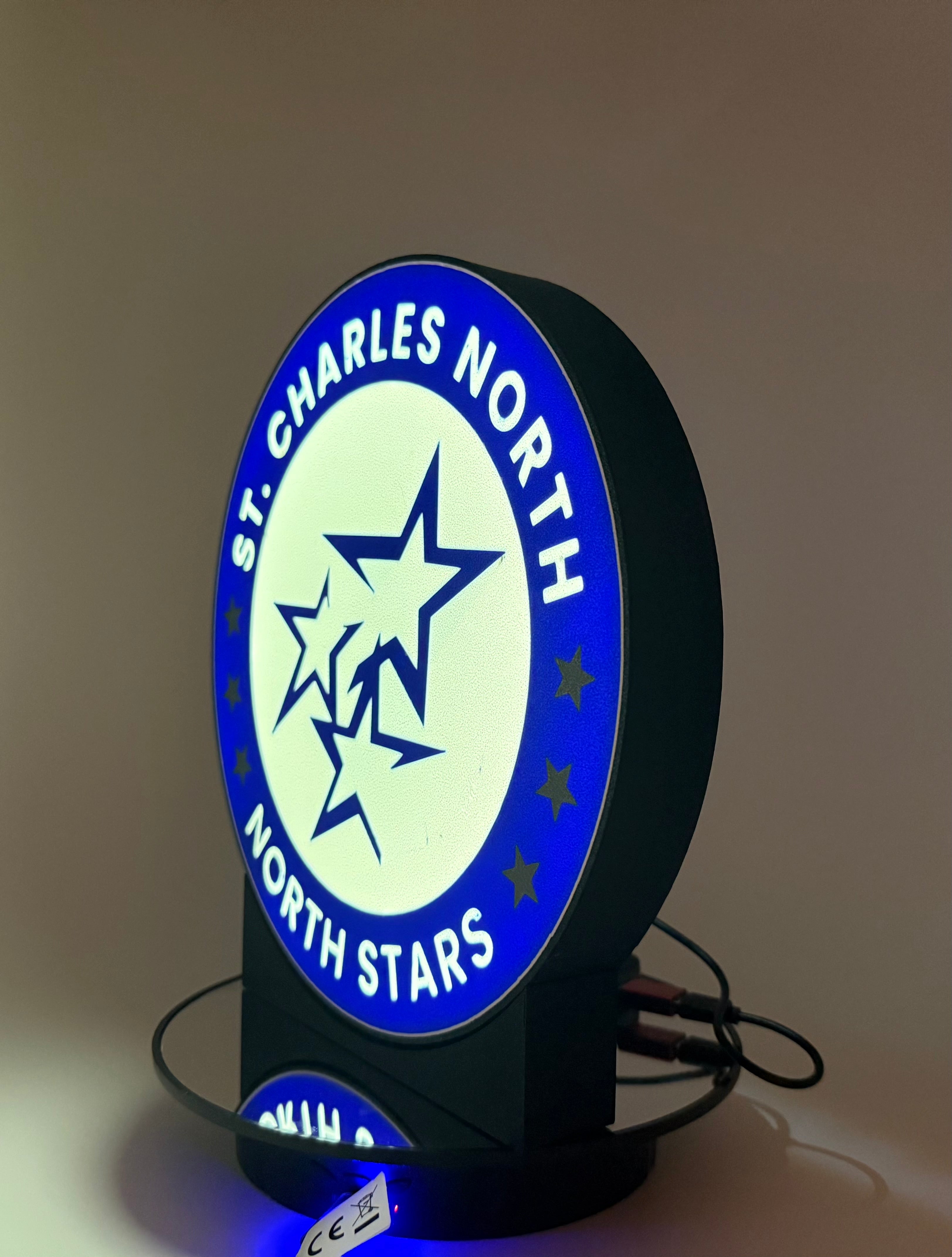 St. Charles North North Stars LED Sign