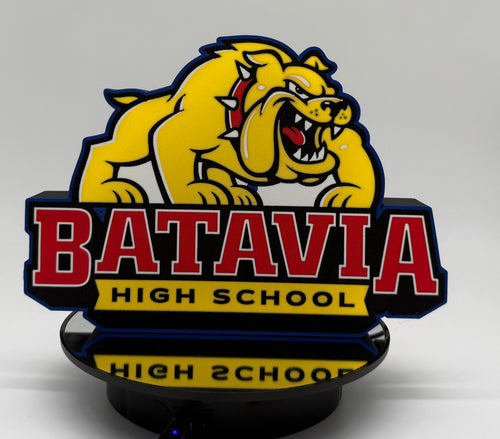 Batavia High School Bulldogs Light-up Sign