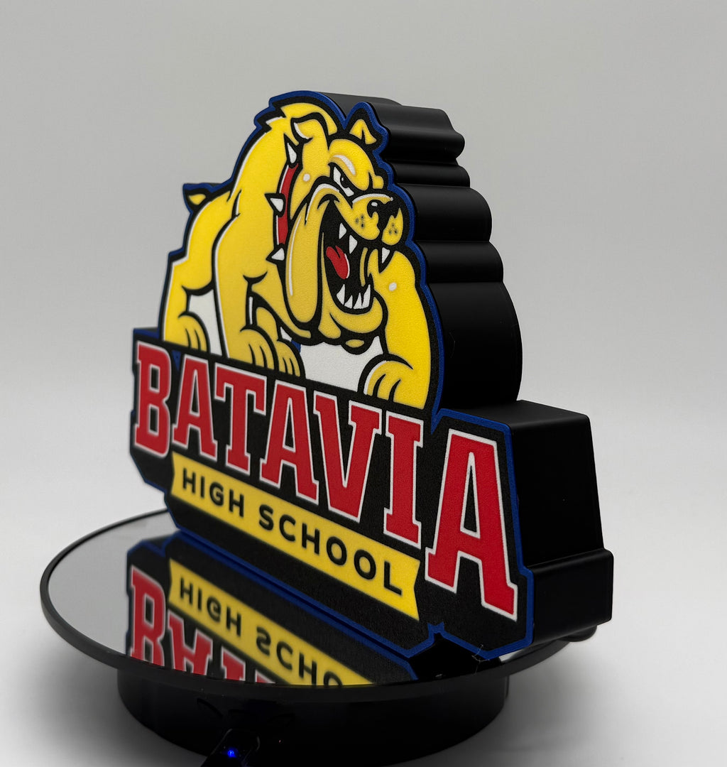 Batavia High School Bulldogs Light-up Sign