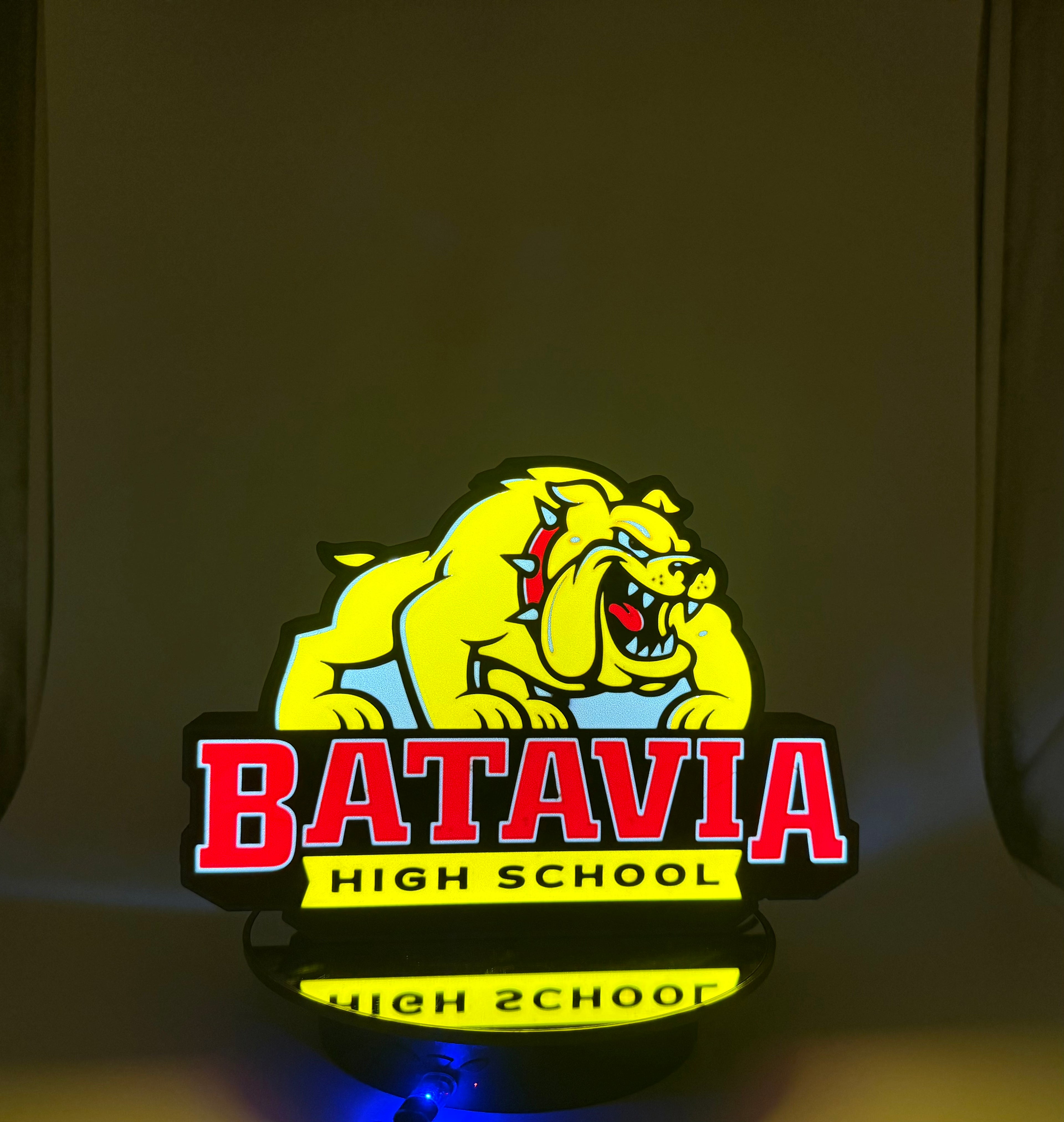 Batavia High School Bulldogs Light-up Sign