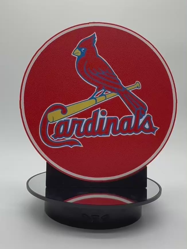 ⚾ St. Louis Cardinals LED Light Box Sign – Illuminated Fan Cave Wall Art & Desk Lamp