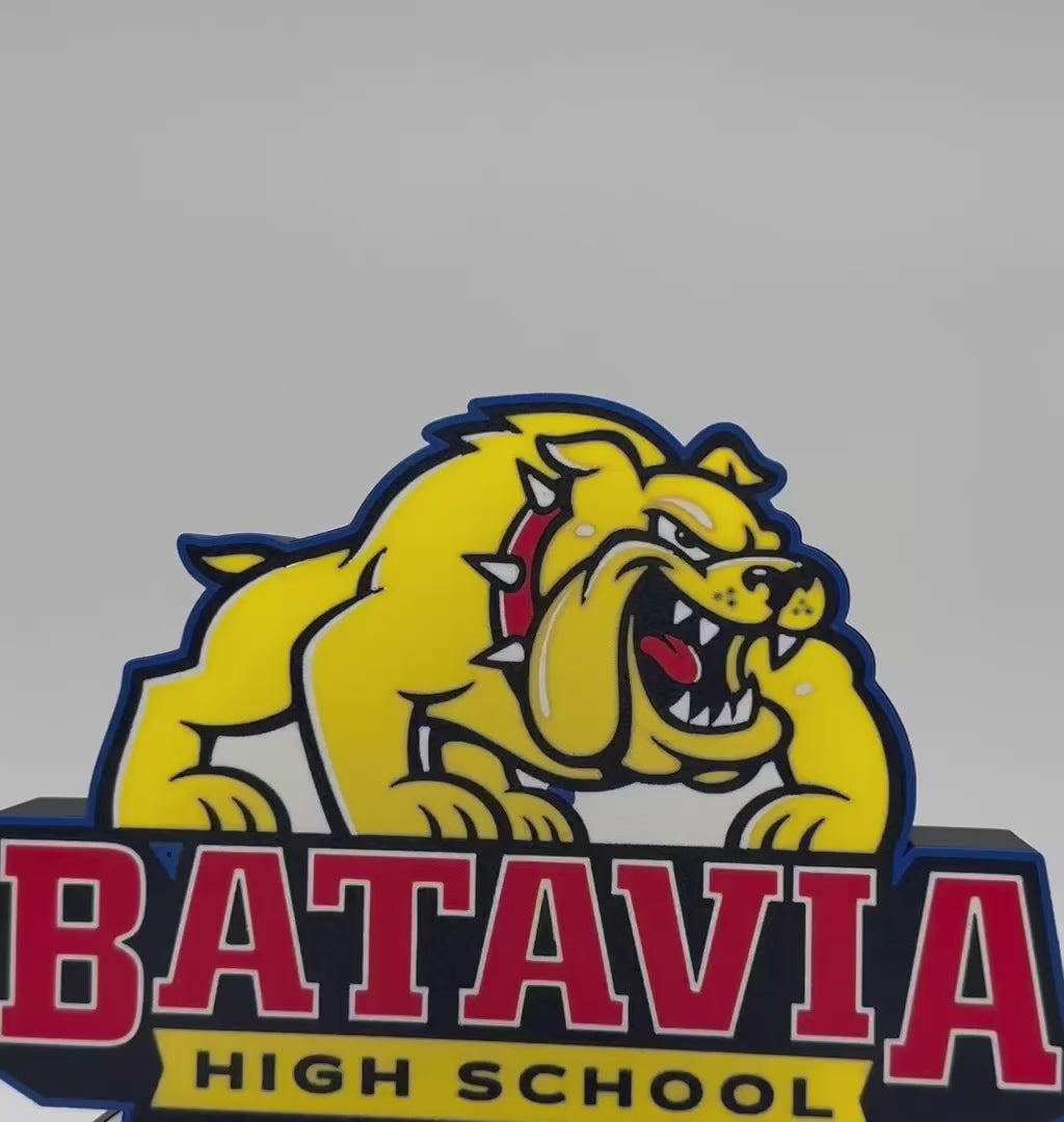 Batavia High School Bulldogs Light-up Sign